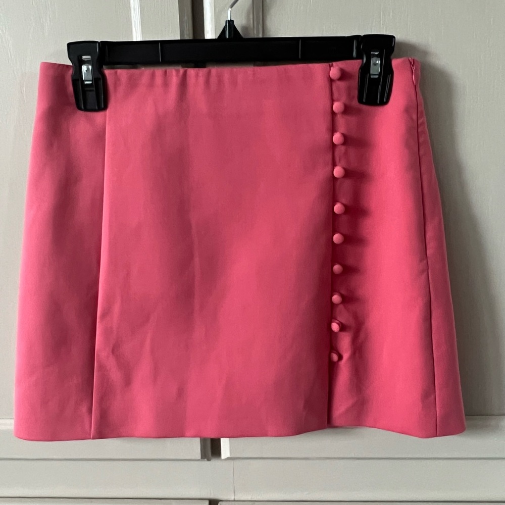 027 Zara NWOT Rosy Pink Skirt